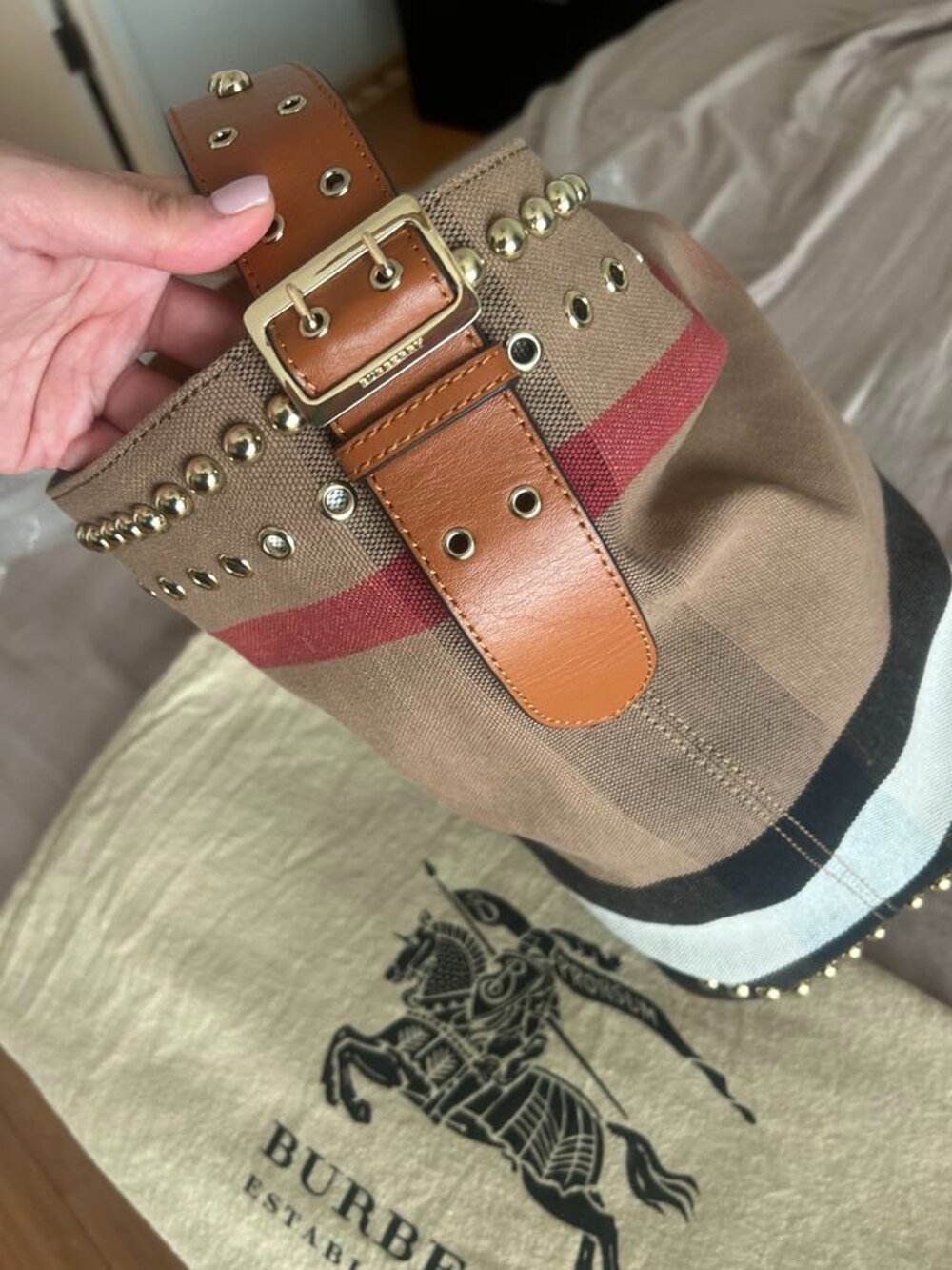 Burberry Authentic Ashby Hobo Nova Bag - Picture 5 of 13